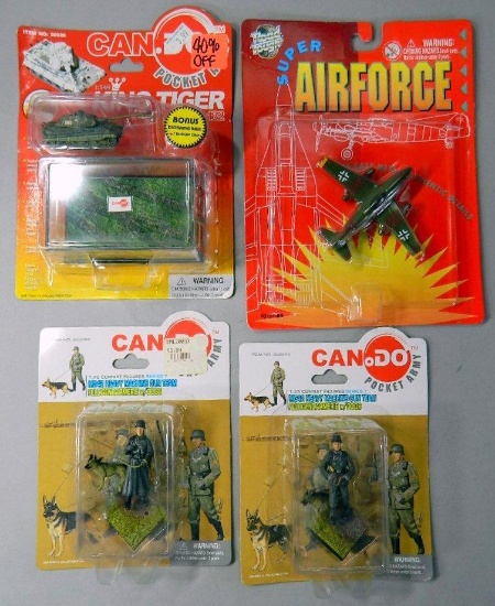 Figurines, Tank, and Aircraft: Can-Do Pocket Army, and Road Tough Super Airforce