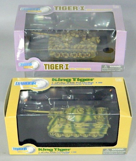 Dragon Tanks: Tiger I Mid-Production and King Tiger