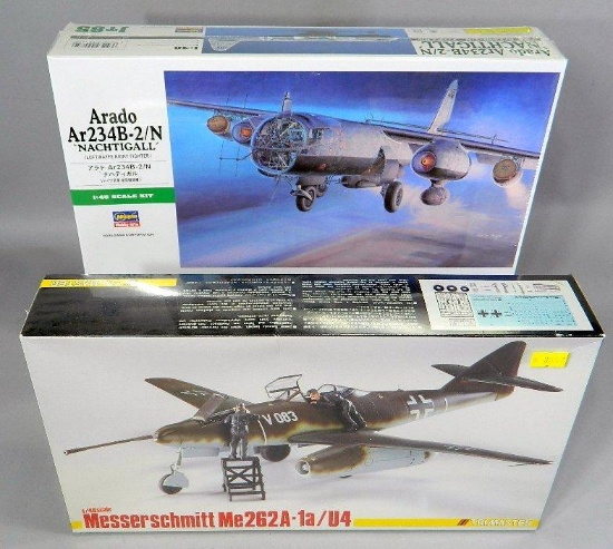 Model Aircraft Kits: TriMaster Messerschmitt and Hasegawa Arado 'Nachtigall'