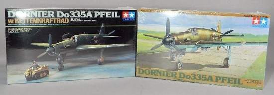 Tamiya Model Aircraft Kits: Dornier PFEIL with and without Kettenkraftrad