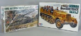 Tamiya Model Tank Kits: King Tiger German Heavy Tank, and German 8-Ton Semi-Track