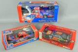 Grouping of Die-Cast Race Replicas: Leffler, Jarrett, Reeves