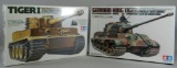 Tamiya Model Tanks: Tiger I and German King Tiger