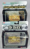 Corgi Die-Cast Tanks: D-Day 60th Anniv Omaha Beach, and Fighting Machines D-Day Operation Overlord