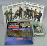 Military Miniatures: German Tank Crew at Rest, German Army Tank Crew, A. Hitler, Die-cast Soldiers