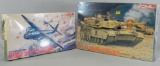 DML Aircraft and Tank Models: Golden Wings Series Arado Lightning, and Abrams w/ Tank Crew