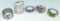 Grouping of Five Sterling Silver Ladies Rings