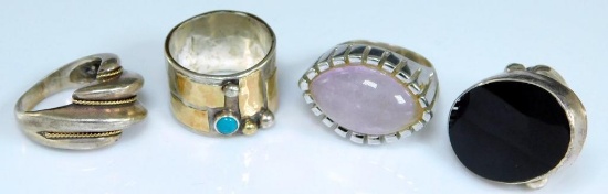 Grouping of Four Ladies Rings