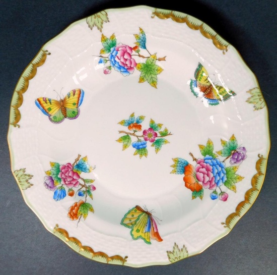 Herend Queen Victoria China Salad Plates, Set of 8
