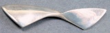 Zina Sterling Silver Mid Century Modern Brooch Pin