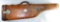 Vintage Leather Shotgun Case in Alligator Pattern