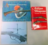 Grouping of Three Firearms, Sporting, and Weapons Books