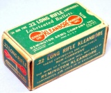 Remington UMC Kleanbore Dog Bone .22 Long Rifle Ammo Box, Full