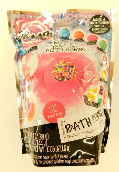 Tub Full of Make Your Own Fizzy Bath Bomb