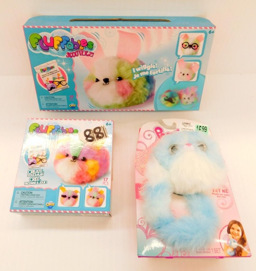 Fluffables Scooterz and Pomsies Grouping