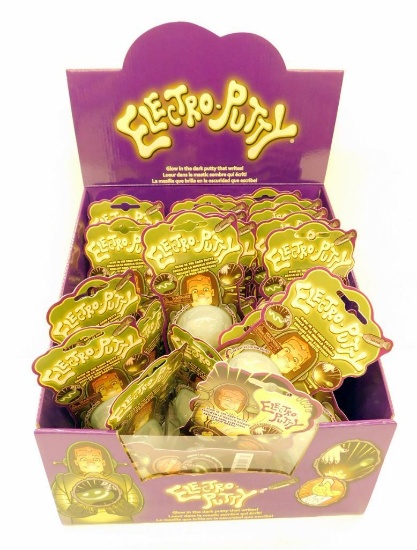 Grouping of Glow in Dark Electro-Putty, 22 Units
