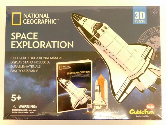 National Geographic Space Exploration and Dinosaur Playset, 9 Units