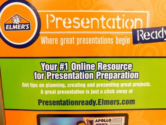 Elmer's Tri-fold Presentation Boards, Variety of Sizes