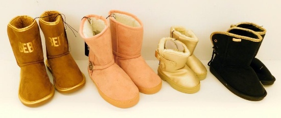 Assorted Lot of BeBe Girls Boots, 18 Pairs