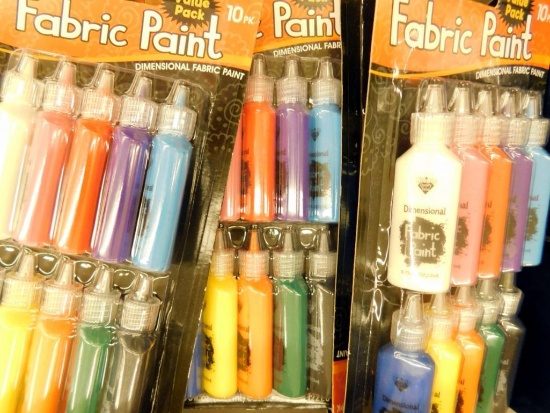 Dimensional Fabric Paint, Hundreds of Packages, 14 Shipping boxes