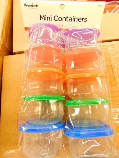 Hundreds of New Plastic Containers in 7 Shipping Boxes of 48 Units