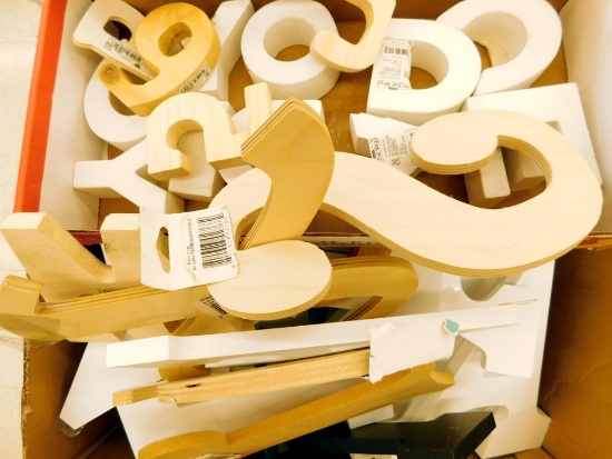 Big Boxes of Various Decorative Numbers and Letters, 150+ Pieces
