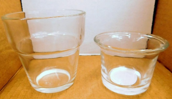 Hundreds of Glass Candle Votives, 3 Big Boxes