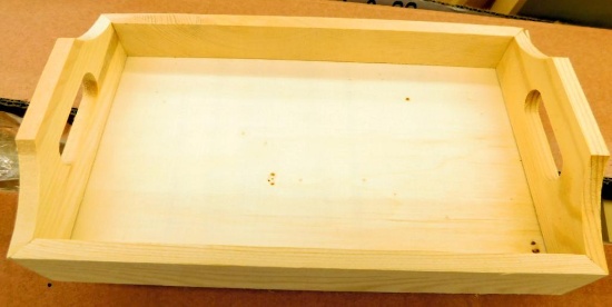 Hundreds of Wooden Craft and Decorative Pieces, 5 Big Boxes