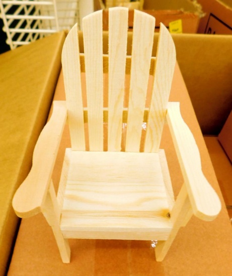 Mini Adirondack Chairs, 16 Dozen+