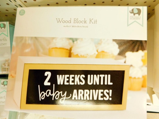 The Whole Aisle of Assorted Baby Shower Stationery and Supplies