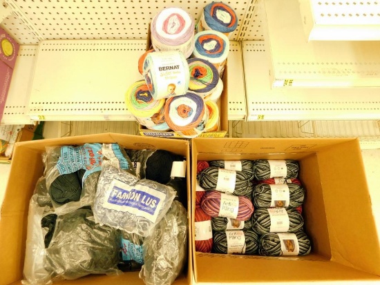 Anti-Pilling, Bernat and Other Yarn, 2 Big Boxes+