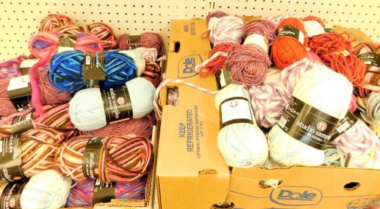 Misc. Studio Samples New Yarn Lot, Dozens+