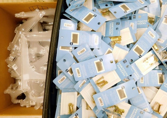 Plate Stands and Picture Hangers, Hundreds of Units