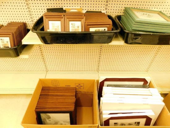 Assorted New Picture Frames, in 3 Tubs + 2 Big Boxes