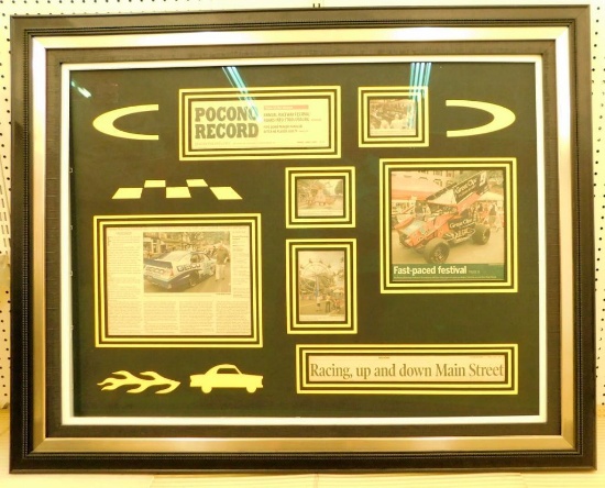 Pocono Record Auto Racing Custom Framed Artwork