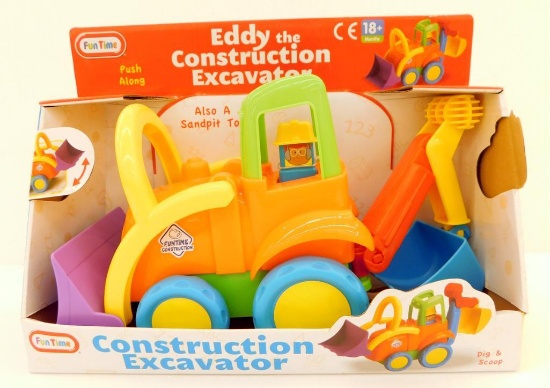 Pre-School Play Toy Trucks and Equipment, 5 Units
