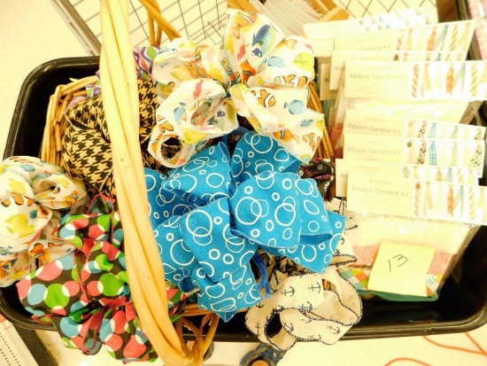 Designer Bows and Ribbons Lot, Dozen+ Units