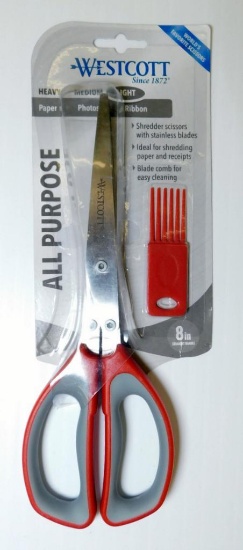 19 Pairs of Westcott All Purpose Shredding 5-blade Scissors
