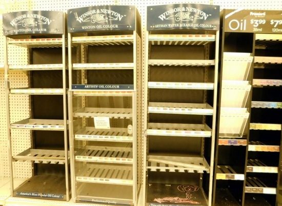 Windsor & Newton and Premiere Paint Displays, 8 Units