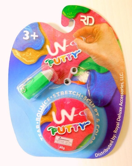 Tub Full of UV Putty Packages