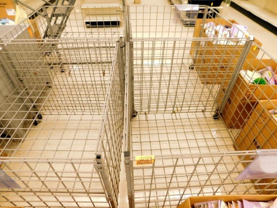 Wire Mobile Display Dump Bins, 6 Units