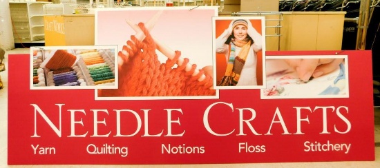 Retail Hanging Display Signs, 6 Units