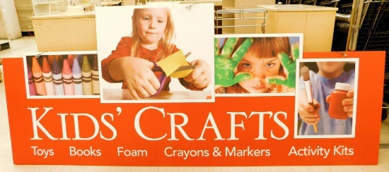 Retail Hanging Display Signs, 4 Units