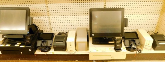 POS Cash Register Cashier Equipment Lot, 2 Units