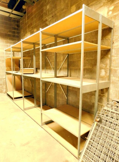 Retail Warehouse Storage Room Shelving Unit, 20' 10"