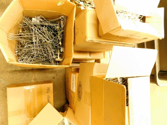 Variety Boxes of Gondola Retail Display Hooks