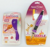 Big Box of Purple Cows Craft Geek Moo Glue and Sizzle Craft Irons