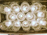 Glass Vases, and Colored Decorative Glass Jars