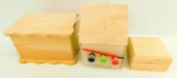 Variety Wooden Craft Kits and Boxes, Dozens of Units