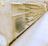 Gondola Aisle Shelving 22 Base, 40 Cones, Around 80 Shelves